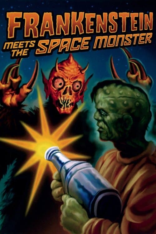 Poster for Frankenstein Meets the Space Monster