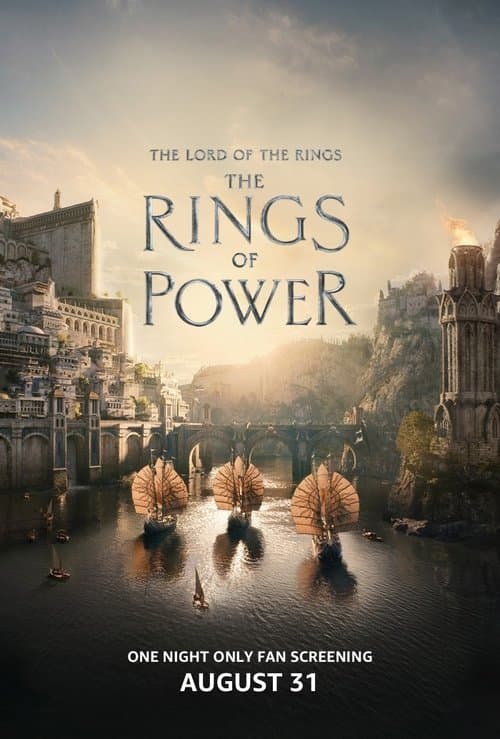 Poster for The Lord of the Rings: The Rings of Power Global Fan Screening