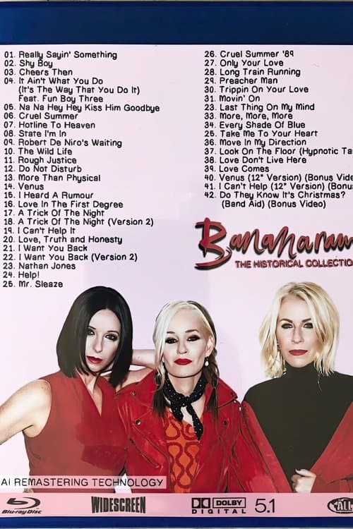 Poster for Bananarama The Historical Collection